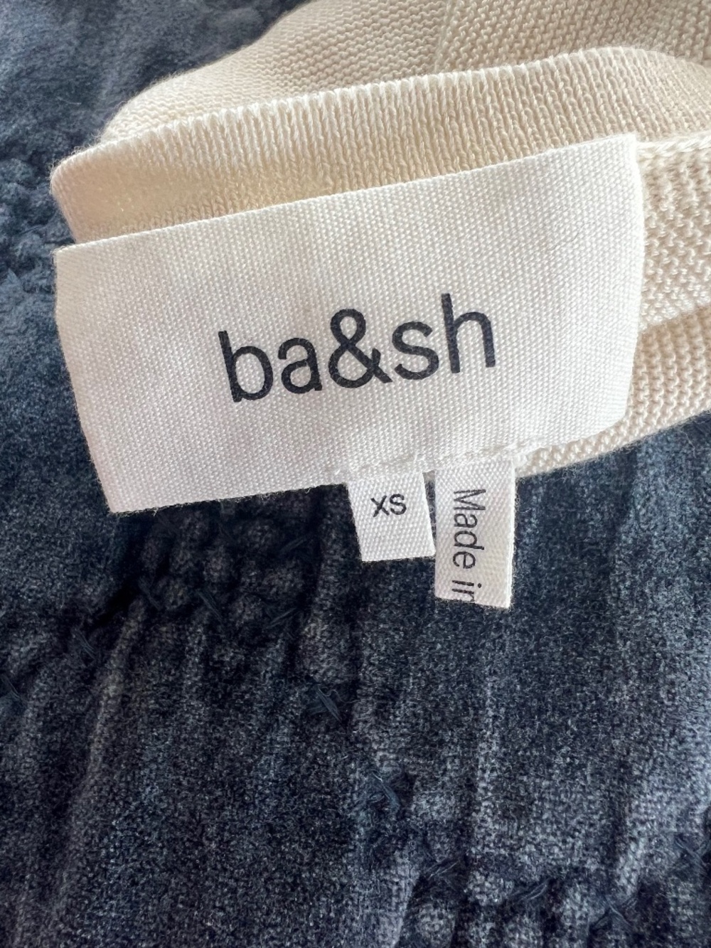 ba&sh pullover reversible knit top